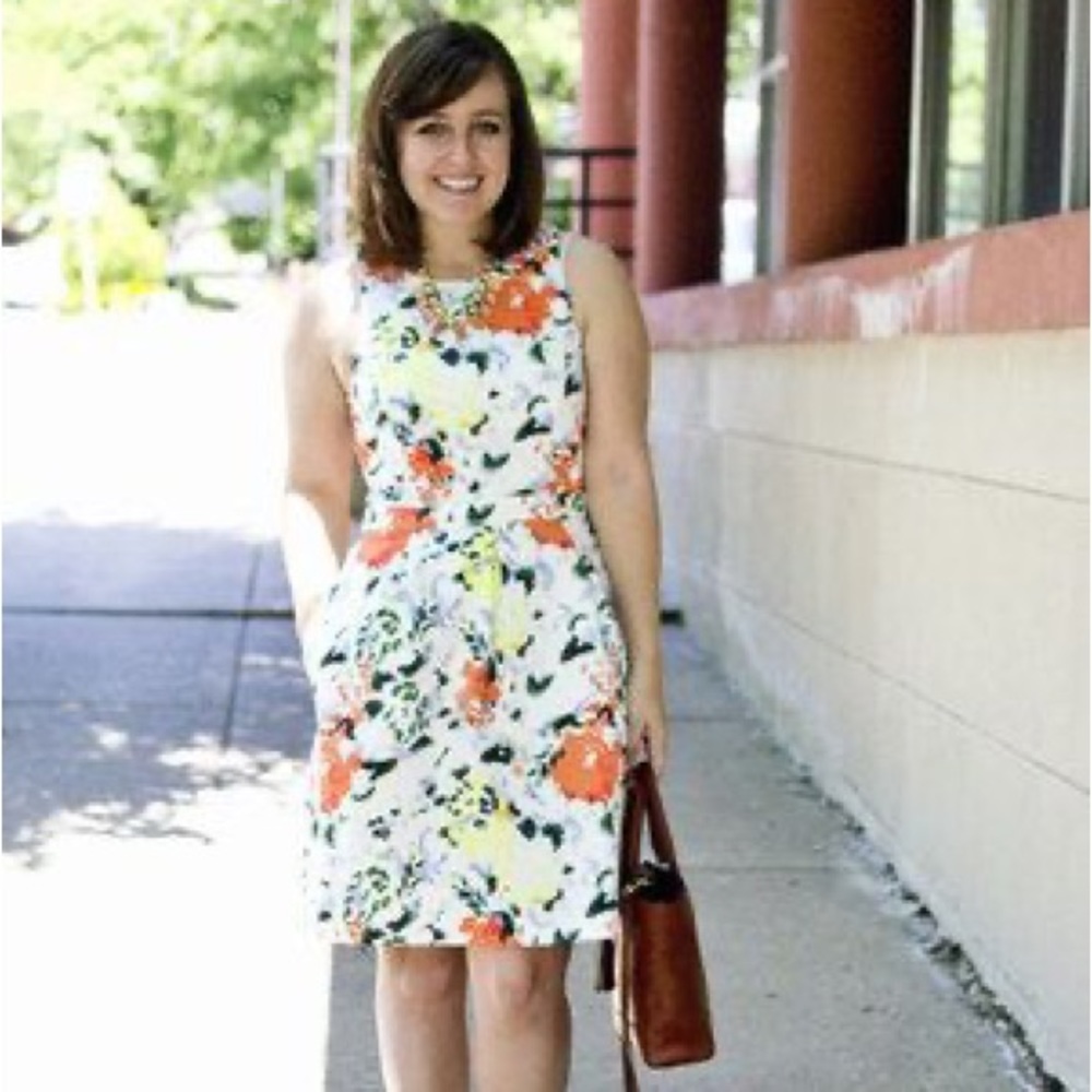 Gap Floral Dress with Pockets Size 12